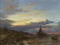 ファイフ海岸の日の出 サミュエル・ボー港の風景